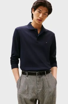 Мужское темно-синее поло LIQUID Синий XXL Tommy Hilfiger MW0MW37317