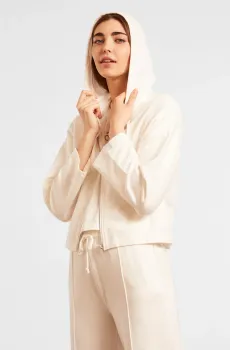 Женское белое худи CURT Белый S Etam 6527695