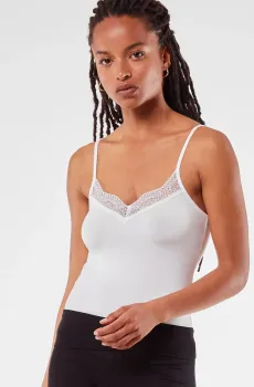 Женский белый топ CIDDY Белый XS Etam 6534501