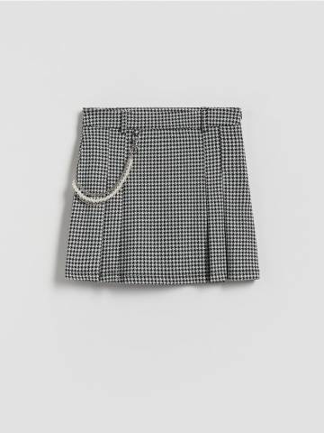 Reserved - Плісирована спідниця з ланцюжком - різнобарвний - 370FW-MLC