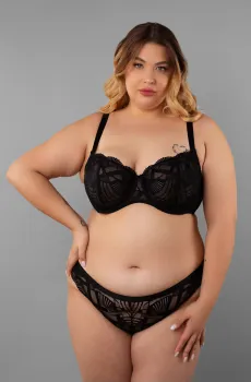 Женский черный бюстгальтер Черный 85C brabrabra SLZ25901105