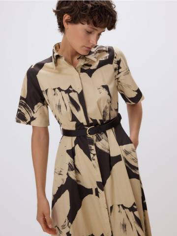 Reserved - LADIES` DRESS & BELT - різнобарвний - 659EH-MLC Reserved - LADIES` DRESS & BELT - різнобарвний - 659EH-MLC