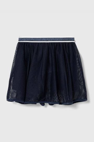 Детская юбка Guess цвет синий mini расклешённая