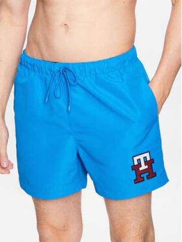 Tommy Hilfiger Пляжні шорти Medium Drawstring UM0UM02732 Голубий Slim Fit Tommy Hilfiger Пляжні шорти Medium Drawstring UM0UM02732 Голубий Slim Fit