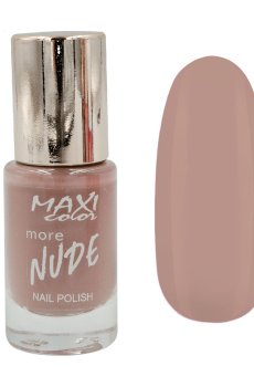 Лак для ногтей Maxi Color More Nude Nail Polish 01, 10 мл