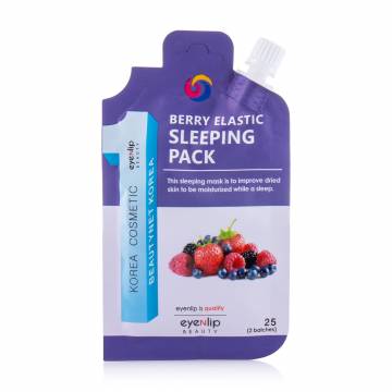 Ночная маска для лица Eyenlip Spout Pouch Berry Elastic Sleeping Pack для сухой кожи, 25 г Ночная маска для лица Eyenlip Spout Pouch Berry Elastic Sleeping Pack для сухой кожи, 25 г