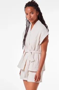 Женский бежевый жилет ROBBIE Бежевый M Etam 6535065