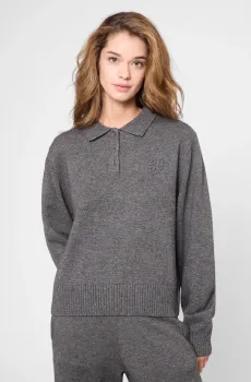 Женское серое поло Серый XS PRPY PWKNPLGOK0001