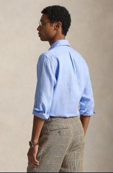 Льняная рубашка Polo Ralph Lauren Long Sleeve Sport Shirt