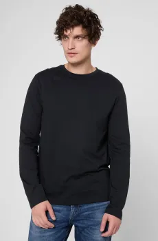 Мужской темно-синий лонгслив BOSSxBECKHAM Синий M BOSS 50552319;409