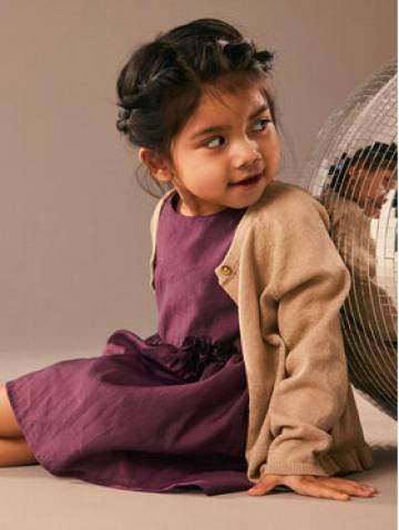 NAME IT Елегантне плаття 13209723 Фіолетовий Regular Fit