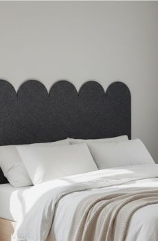 Фетрові панелі для стін 5 pack - чорний