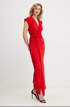 Платье с добавлением шелка Victoria Beckham