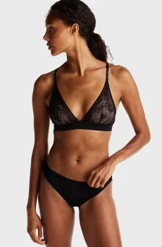 Женские черные трусики Черный S Tommy Hilfiger UW0UW05519