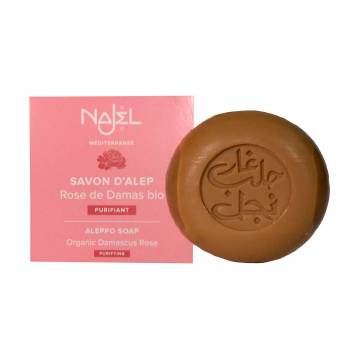 Алеппское мыло Najel Aleppo Soap Organic Damascus Rose с органической дамасской розой, 100 г Алеппское мыло Najel Aleppo Soap Organic Damascus Rose с органической дамасской розой, 100 г