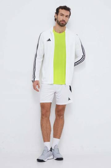 Футболка для тренинга adidas Performance Tabela 23 цвет жёлтый с аппликацией Футболка для тренинга adidas Performance Tabela 23 цвет жёлтый с аппликацией