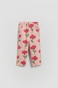 Reserved - Штани з візерунком - пастельний рожевий - 834HN-03X