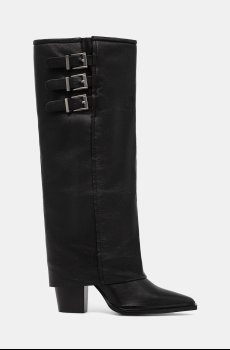 Кожаные сапоги Answear.LAB