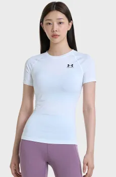 Женская белая футболка UA HG Authentics Comp SS Белый XS Under Armour 1365460-100