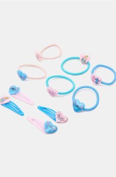 Набір резинок і заколок для волосся 10 pack Lilo & Stitch - різнобарвний
