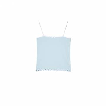 Cropp - Короткий топ - блідо-блакитний Cropp - Короткий топ - блідо-блакитний