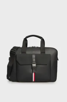 Мужская черная сумка для ноутбука FOUNDATION Черный ONESIZE Tommy Hilfiger AM0AM13478