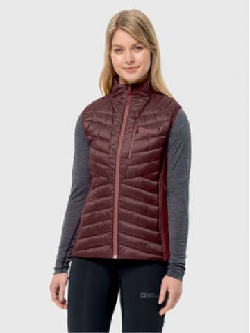 Jack Wolfskin Безрукавка Routeburn Pro Ins Vest 1207202 Бордовий Slim Fit Jack Wolfskin Безрукавка Routeburn Pro Ins Vest 1207202 Бордовий Slim Fit