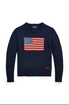 Детский хлопковый свитер Polo Ralph Lauren