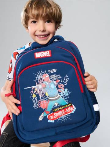 Рюкзак зі світловідображальними елементами Marvel - темно-синій Рюкзак зі світловідображальними елементами Marvel - темно-синій