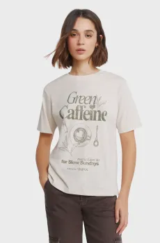 Женская белая футболка Белый L SPRINGFIELD 1383286