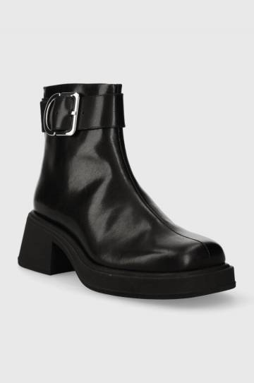 Кожаные полусапожки Vagabond Shoemakers DORAH женские цвет чёрный каблук кирпичик 5642.201.20 Кожаные полусапожки Vagabond Shoemakers DORAH женские цвет чёрный каблук кирпичик 5642.201.20