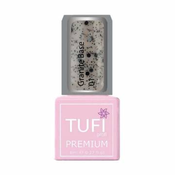 База для гель-лака Tufi profi Premium Granite Base 01 Пастельный нюд, 8 мл База для гель-лака Tufi profi Premium Granite Base 01 Пастельный нюд, 8 мл