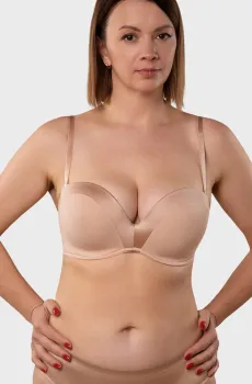 Женский бежевый бюстгальтер Бежевый 70D brabrabra SLZ24201203