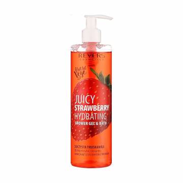 Увлажняющий гель для душа и ванны Revers Cosmetics Hydrating Shower Gel & Bath Сочная клубника, 400 мл Увлажняющий гель для душа и ванны Revers Cosmetics Hydrating Shower Gel & Bath Сочная клубника, 400 мл