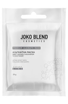 Альгинатная маска Joko Blend Premium Alginate Mask эффект лифтинга, с коллагеном и эластином, 20 г
