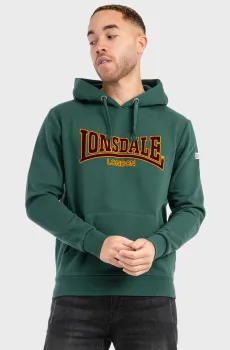 Мужское зеленое худи Зеленый XL Lonsdale 117030