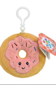Мягкая игрушка-брелок Plush and Co Пончик, 10 см, от 3 лет (PLC25087)