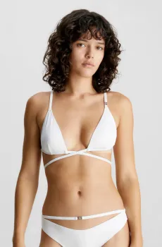 Женский белый лиф от купальника TRIANGLE-RP Белый S Calvin Klein KW0KW02249
