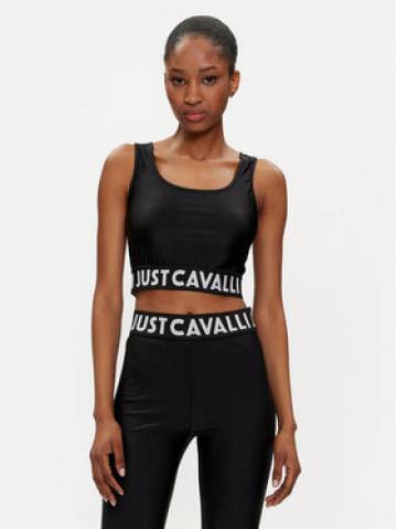 Just Cavalli Топ 76PAM204 Чорний Slim Fit Just Cavalli Топ 76PAM204 Чорний Slim Fit