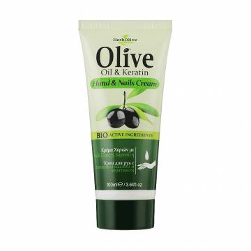 Крем для рук Madis HerbOlive Hand Cream с оливковым маслом и кератином, 100 мл Крем для рук Madis HerbOlive Hand Cream с оливковым маслом и кератином, 100 мл