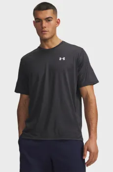 Мужская черная футболка UA Tech Vent SS Черный XXL Under Armour 1376791-008