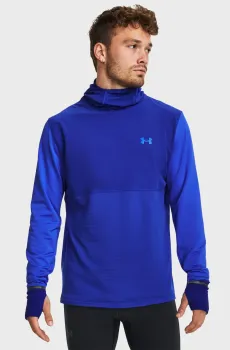 Мужское синее худи QUALIFIER COLD HOODY Синий M Under Armour 1379306-400