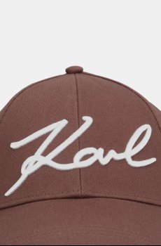 Хлопковая кепка Karl Lagerfeld K/SIGNATURE