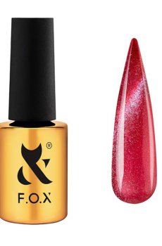 Гель-лак для ногтей F.O.X Cat Eye Gel Polish Red, 7 мл