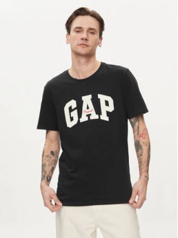 Gap Футболка 471777-07 Чорний Regular Fit Gap Футболка 471777-07 Чорний Regular Fit