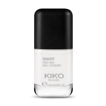 Лак для ногтей Kiko Milano Smart Fast Dry Nail Lacquer 101 White French, 7 мл Лак для ногтей Kiko Milano Smart Fast Dry Nail Lacquer 101 White French, 7 мл