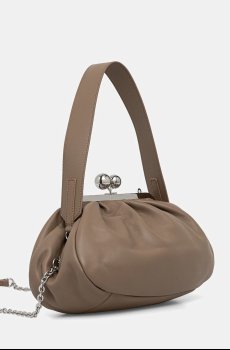 Кожаная сумочка Weekend Max Mara CUBICO