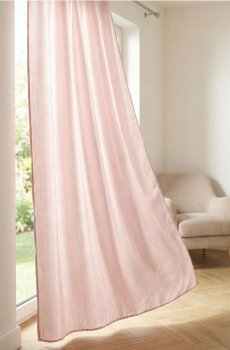 Завіса на стрічці з жакардовим візерунком - пастельний рожевий