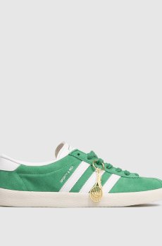 Зеленые замшевые кроссовки S&amp;R Blanc