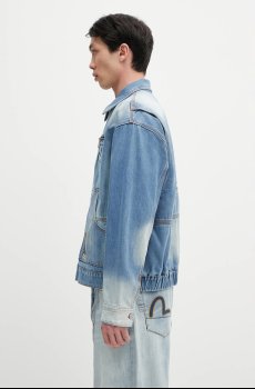 Джинсовая куртка Evisu Worker Denim w Emboss Kamon